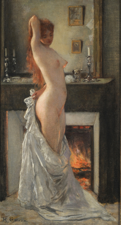 Parisina en su toilette by Henri Gervex