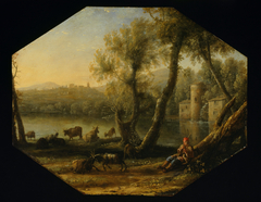 Pastoral landscape by Claude Lorrain