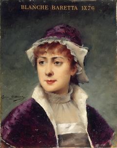 Portrait de Blanche Baretta (1855-1939), sociétaire de la Comédie-Française by Louise Abbéma