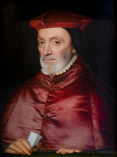 Portrait de Jean Bertrand, archevêque et cardinal de Sens by Jean Clouet