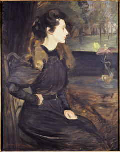 Portrait de Marcelle Jeanniot à quinze ans by Pierre-Georges Jeanniot