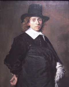 Portrait of a man, possibly Adriaen van Ostade by Frans Hals