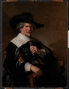 Portrait of a Man Seated in an Armchair by Dutch Painter