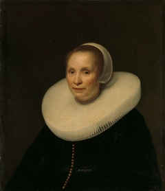 Portrait of a woman by Abraham Lambertsz van den Tempel