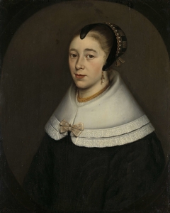 Portrait of a Woman, thought to be Catharina Kettingh (1626/27-73), Wife of Bartholomeus Vermuyden by Dirck Craey