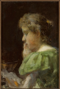 Portrait of a woman by Władysław Ślewiński