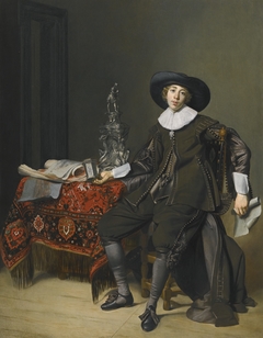 Portrait of a Young Silversmith by Thomas de Keyser