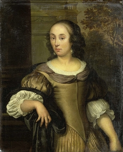 Portrait of a young woman by Eglon van der Neer