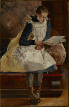 Portrait of Artist's Daughter Julia by Jacek Malczewski