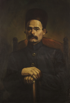 Portrait of Baqer Khan by Ali Mahmudi