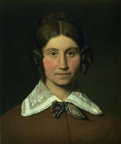 Portrait of Emilie Krohn, née Købke, the Artist´s Sister-in-Law by Christen Købke