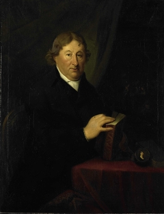 Portrait of Gerrit van der Pot, Lord of Groeneveld, Art Collector in Rotterdam by Johan Bernard Scheffer