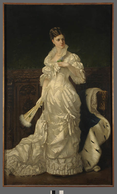 Portrait of Józefina Amszyńska née Guzowska by Władysław Bakałowicz