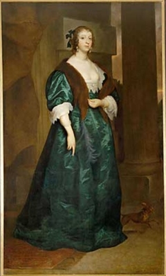 Portrait of Mary Feilding, Marchioness of Hamilton by Anthony van Dyck