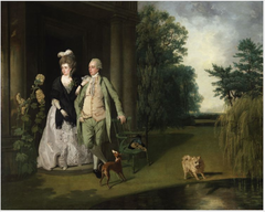 Portrait of Mr and Mrs Richardson by Francis Wheatley