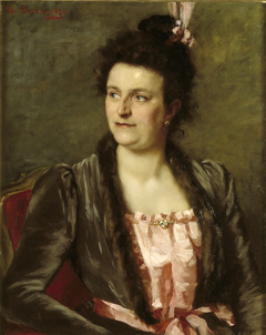 Portrait of Mrs. J.A.C. van Bilderbeek-Lamaison van Heenvliet by Thérèse Schwartze