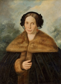 Portrait of Mrs. Rudowska. by Feliks Pęczarski