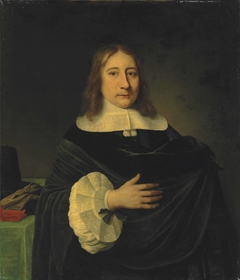 Portrait of one of the brothers Van der Burch, probably Arent van der Burch (1621-1691), 1656 by Philip de Koninck