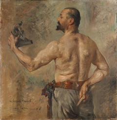 Portrait of the sculptor Friedrich by Lovis Corinth