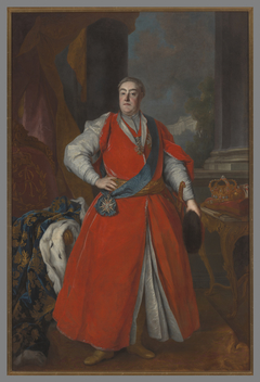 Portret Augusta III Sasa (1696-1763), króla Polski by Louis de Silvestre