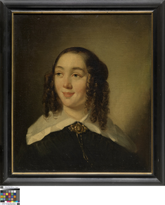 Portret van een vrouw by Anonymous