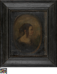 Portret van een vrouw by Anonymous