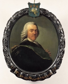 Portret van Gerard François Meyners (1711-1790), bewindhebber van de VOC tussen 1755 en 1790 by Dionys van Nijmegen