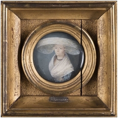 Portret van Itje Rozema by Petrus Groenia