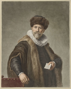 Portret van Nicolaas Ruts by Abraham Delfos