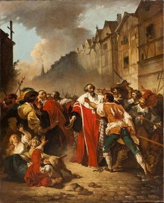 President Mole Manhandled by Insurgents by François-André Vincent