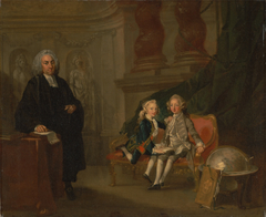 Prince George and Prince Edward Augustus, Sons of Frederick, Prince of Wales, with Their Tutor Dr. Francis Ayscough by Richard Wilson