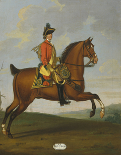 Private, 15th (The Duke of Cumberland's) Dragoons by David Morier