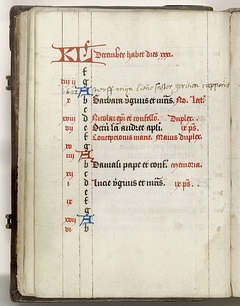 Psalter en brevier (gedeeltes) in het Latijn by Unknown Artist