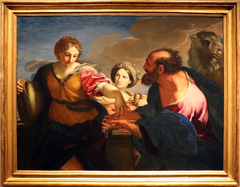 Rebecca and Eleazar at the well by Carlo Maratta