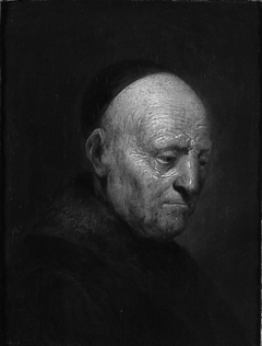 Rembrandt's father by Gerrit Dou