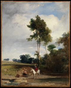 Roadside Halt by Richard Parkes Bonington