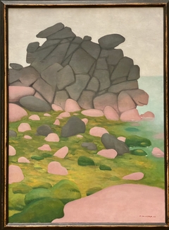 Rochers à marée basse by Félix Vallotton