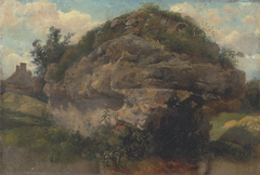 Rocky Hillside by Frederick W Watts