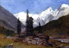 Rocky Mountains by Albert Bierstadt