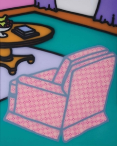 Room with Pink Chair by Howard Arkley