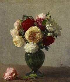 Roses by Henri Fantin-Latour