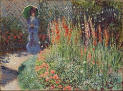 Rounded Flower Bed (Corbeille de fleurs) by Claude Monet