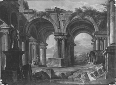 Ruinenarchitektur (Nachahmer) by Giovanni Paolo Panini