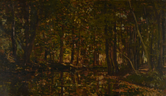 Ruisseau sous bois by Charles-François Daubigny