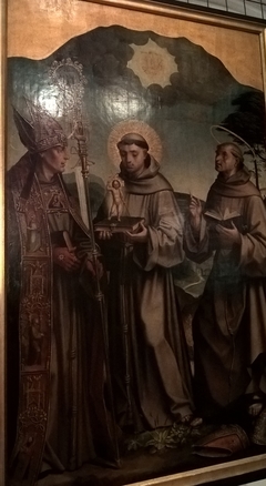 S. Boaventura, S. Antonio and S. Bernardino of Siena by Jorge Afonso