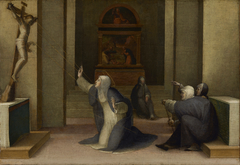 Saint Catherine of Siena Receiving the Stigmata by Domenico di Pace Beccafumi