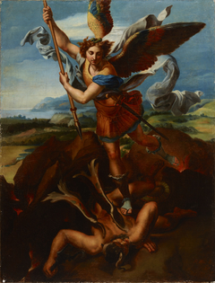 Saint Michael the Archangel Vanquishing Satan by Rafał Hadziewicz