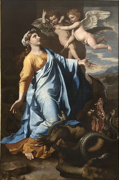 Sainte Marguerite by Nicolas Poussin