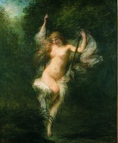 Sarah la bañista by Henri Fantin-Latour