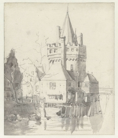 Schreijerstoren te Amsterdam by Jan Abrahamsz. Beerstraten